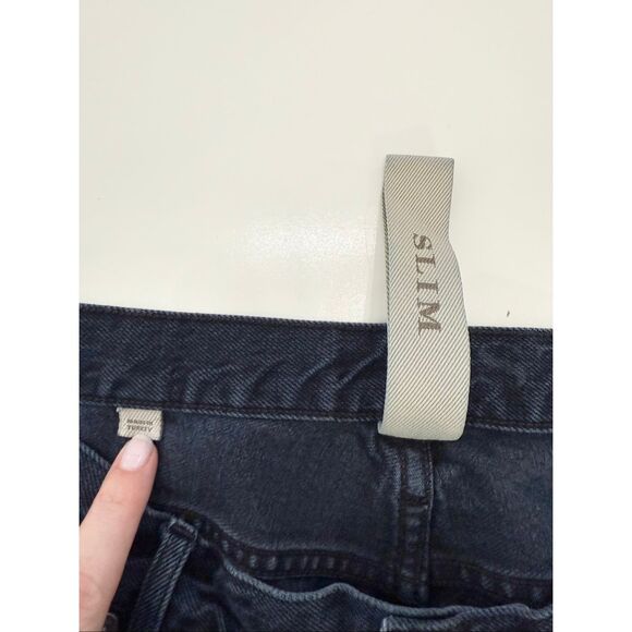 Burberry Brit Steadman Denim Mid-Rise Slim Straight Leg Jeans Medium Wash 34R - Picture 8 of 12